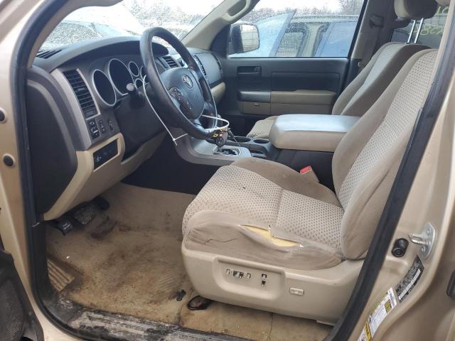 5TFUM5F14AX010638 - 2010 TOYOTA TUNDRA DOUBLE CAB SR5 CREAM photo 7