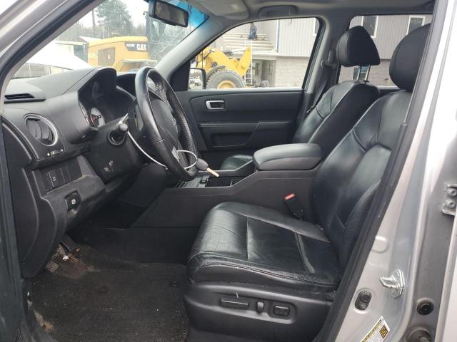5FNYF4H64AB032566 - 2010 HONDA PILOT EXL SILVER photo 7