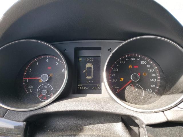 WVWEV7AJ3CW142433 - 2012 VOLKSWAGEN GTI CHARCOAL photo 9