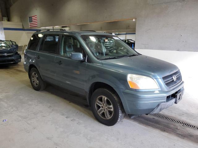 5FNYF18535B068227 - 2005 HONDA PILOT EXL TEAL photo 4