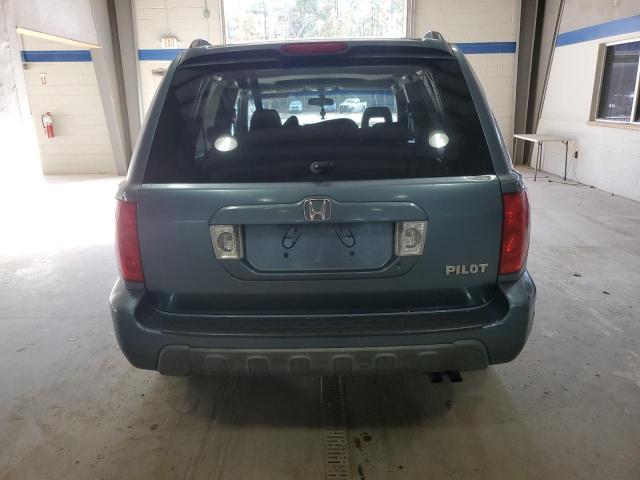 5FNYF18535B068227 - 2005 HONDA PILOT EXL TEAL photo 6
