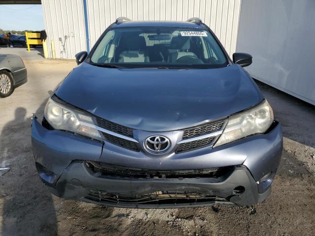 2T3ZFREV5EW076993 - 2014 TOYOTA RAV4 LE BLUE photo 5