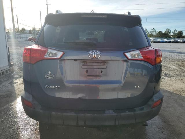 2T3ZFREV5EW076993 - 2014 TOYOTA RAV4 LE BLUE photo 6