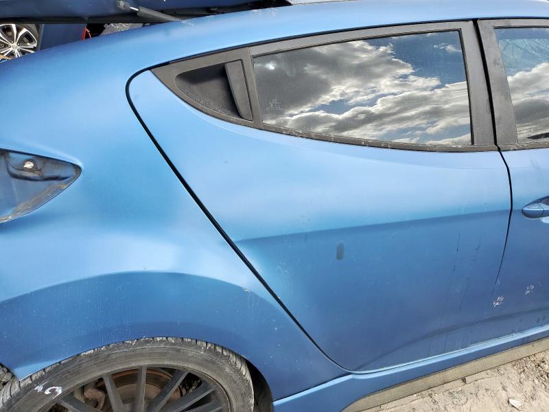 KMHTC6AE9GU262213 - 2016 HYUNDAI VELOSTER TURBO BLUE photo 10