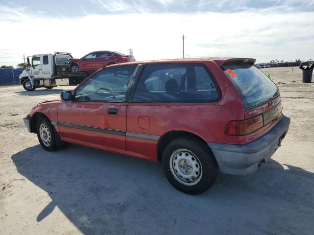 2HGED6347MH571712 - 1991 HONDA CIVIC RED photo 2
