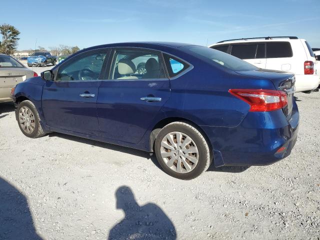 3N1AB7AP0GY210345 - 2016 NISSAN SENTRA S Синій фото 2