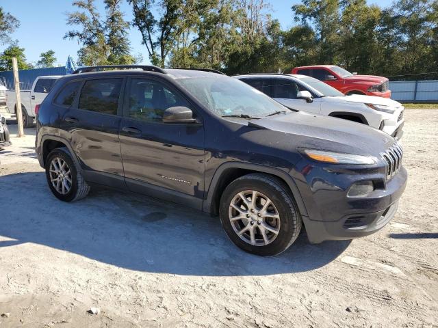 1C4PJLAB8GW200693 - 2016 JEEP CHEROKEE SPORT BLUE photo 4