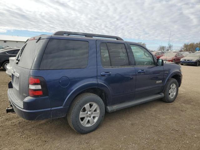 1FMEU73E38UA89122 - 2008 FORD EXPLORER XLT BLUE photo 3