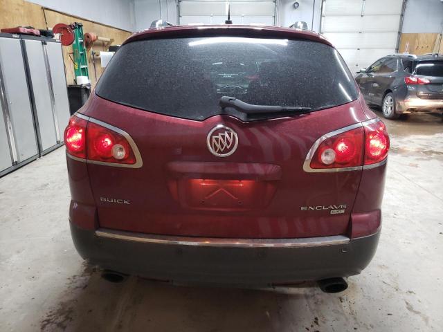 5GALVBED8AJ101094 - 2010 BUICK ENCLAVE CXL 勃艮第红 照片 6