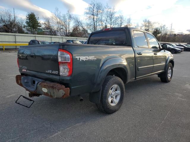 5TBDT44105S499883 - 2005 TOYOTA TUNDRA DOUBLE CAB SR5 GREEN photo 3