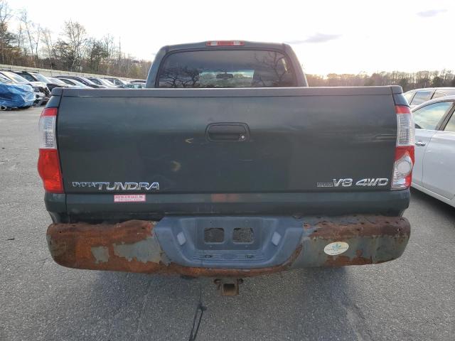 5TBDT44105S499883 - 2005 TOYOTA TUNDRA DOUBLE CAB SR5 GREEN photo 6