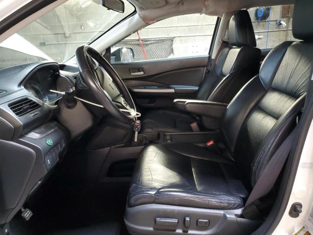 5J6RM4H72DL014176 - 2013 HONDA CR-V EXL WHITE photo 7