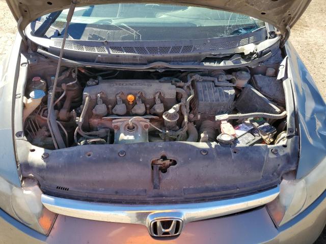 2HGFA15518H352465 - 2008 HONDA CIVIC LX GRAY photo 11