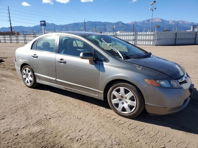 2HGFA15518H352465 - 2008 HONDA CIVIC LX GRAY photo 4