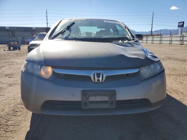 2HGFA15518H352465 - 2008 HONDA CIVIC LX GRAY photo 5
