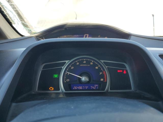 2HGFA15518H352465 - 2008 HONDA CIVIC LX GRAY photo 9