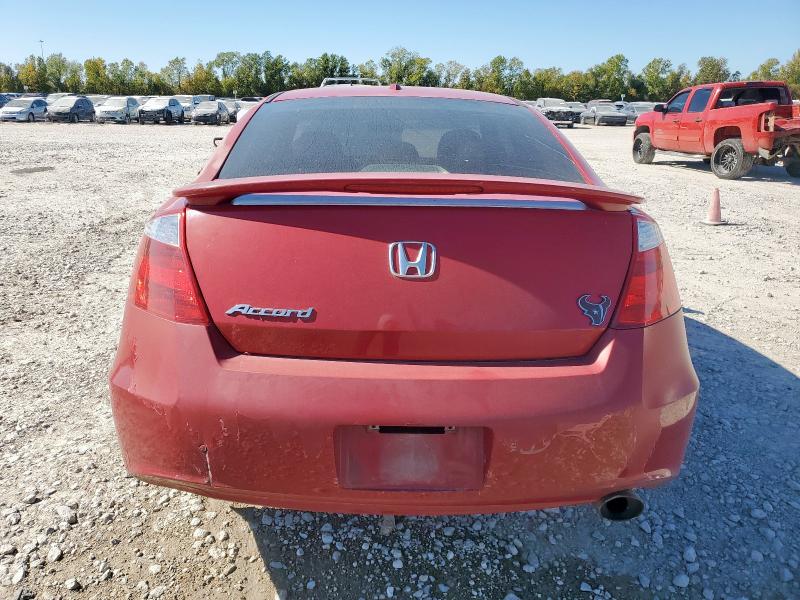 1HGCS1B89AA010846 - 2010 HONDA ACCORD EXL RED photo 6