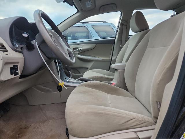 2T1BU4EE4AC306781 - 2010 TOYOTA COROLLA BASE BLACK photo 7