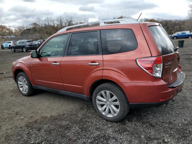 JF2SHAGC2BH724236 - 2011 SUBARU FORESTER TOURING ORANGE photo 2