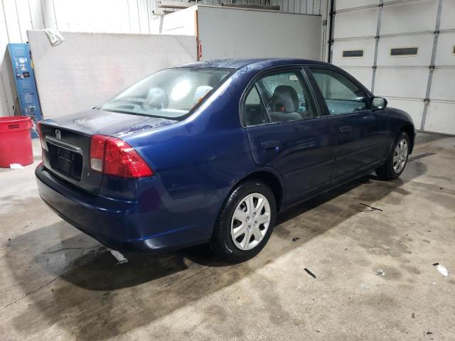 2HGES26893H587681 - 2003 HONDA CIVIC EX BLUE photo 3