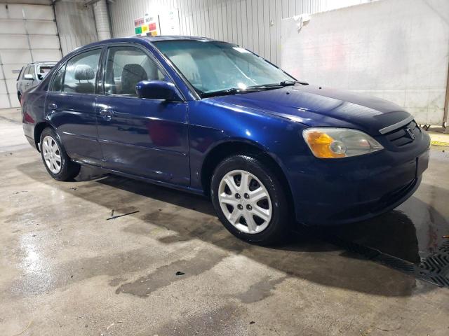 2HGES26893H587681 - 2003 HONDA CIVIC EX BLUE photo 4