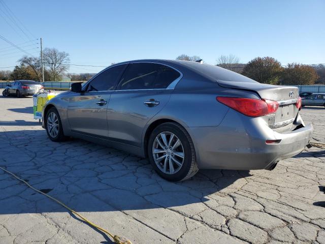 JN1BV7AR8EM698795 - 2014 INFINITI Q50 BASE GRAY photo 2