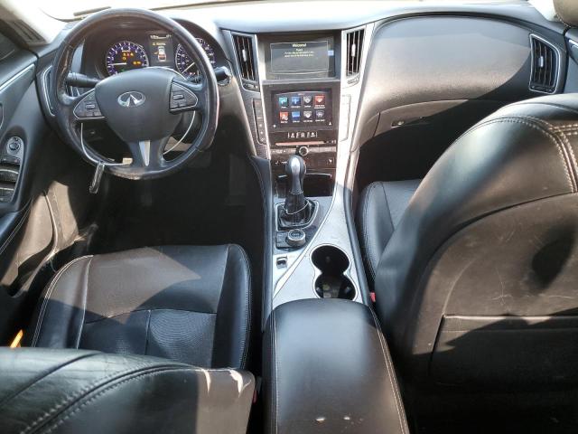 JN1BV7AR8EM698795 - 2014 INFINITI Q50 BASE GRAY photo 8
