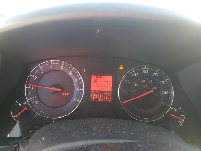 JNKAJ09E48M305231 - 2008 INFINITI EX35 BASE Черный фото 9