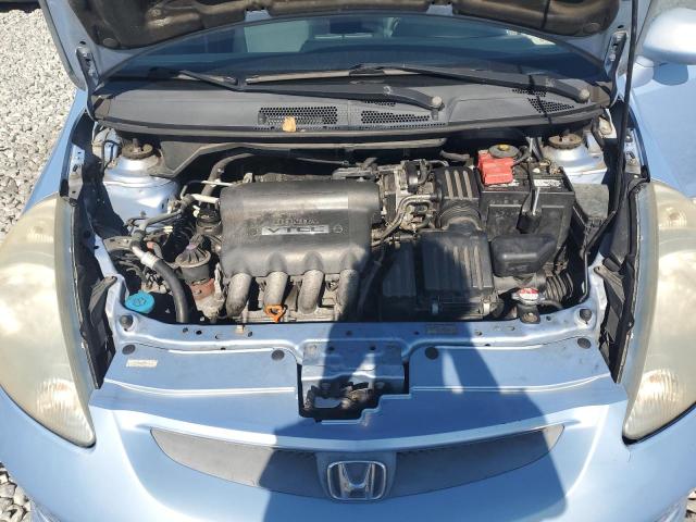 JHMGD38628S037255 - 2008 HONDA FIT SPORT BLUE photo 11