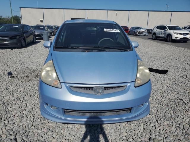 JHMGD38628S037255 - 2008 HONDA FIT SPORT BLUE photo 5