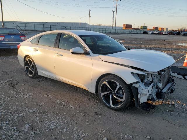 1HGCV1E33JA187142 - 2018 HONDA ACCORD SPORT თეთრი ფოტო 4