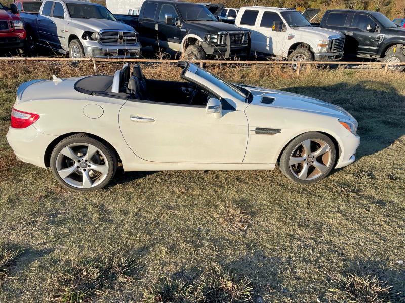 WDDPK5HA1CF038430 - 2012 MERCEDES-BENZ SLK 350 WHITE photo 11