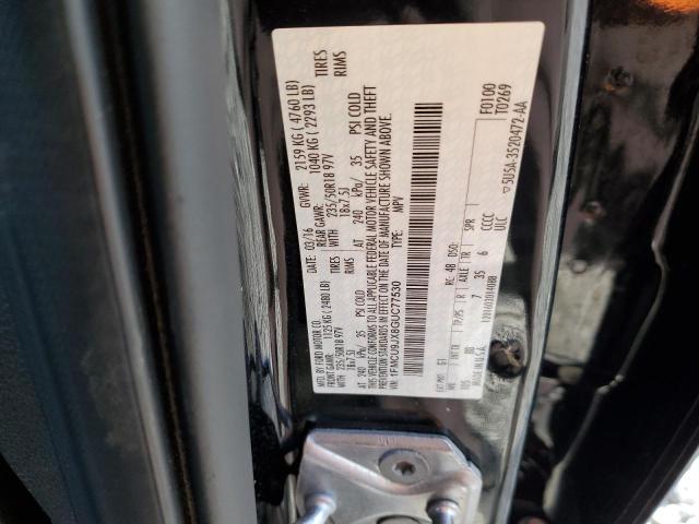 1FMCU9JX8GUC77530 - 2016 FORD ESCAPE TITANIUM BLACK photo 13