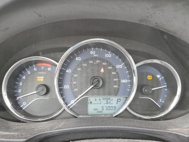 2T1BURHE0FC442728 - 2015 TOYOTA COROLLA L BLUE photo 9