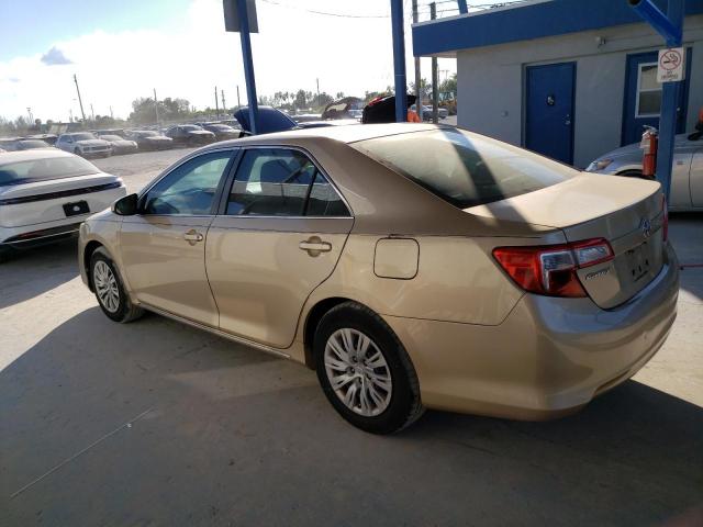 4T1BF1FK9CU013442 - 2012 TOYOTA CAMRY BASE TAN photo 2