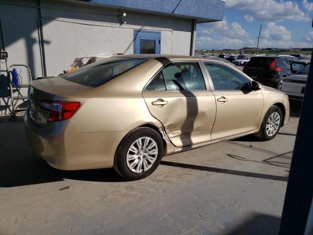 4T1BF1FK9CU013442 - 2012 TOYOTA CAMRY BASE TAN photo 3