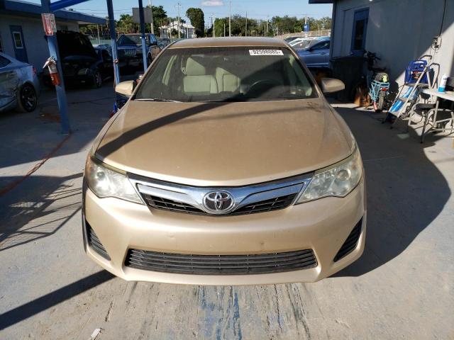 4T1BF1FK9CU013442 - 2012 TOYOTA CAMRY BASE TAN photo 5