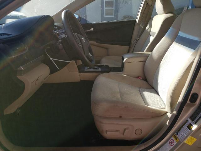 4T1BF1FK9CU013442 - 2012 TOYOTA CAMRY BASE TAN photo 7