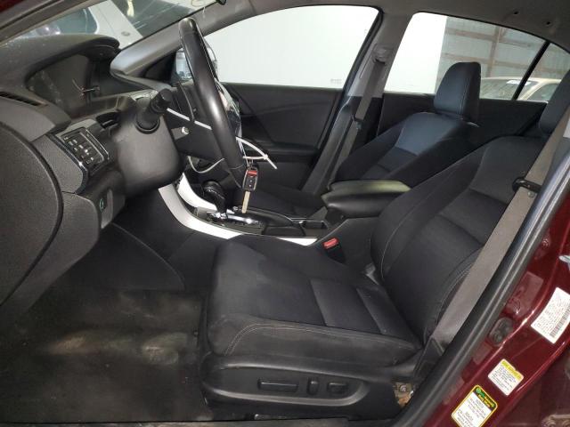 1HGCR2F5XFA223295 - 2015 HONDA ACCORD SPORT MAROON photo 7