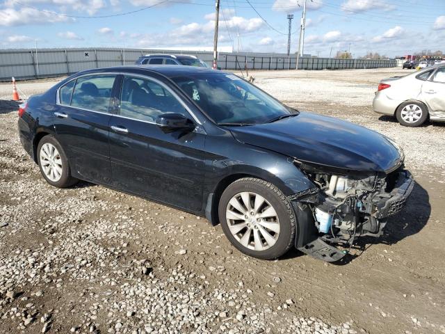 1HGCR3F80DA025550 - 2013 HONDA ACCORD EXL BLACK photo 4