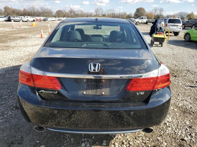 1HGCR3F80DA025550 - 2013 HONDA ACCORD EXL BLACK photo 6