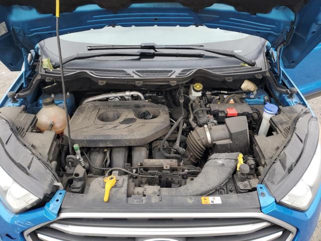 MAJ6P1UL8JC166126 - 2018 FORD ECOSPORT SE Mavi fotoğraf 12