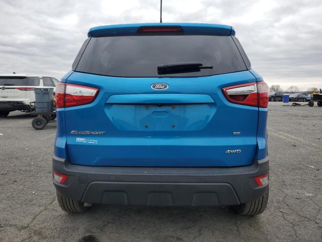 MAJ6P1UL8JC166126 - 2018 FORD ECOSPORT SE Mavi fotoğraf 6