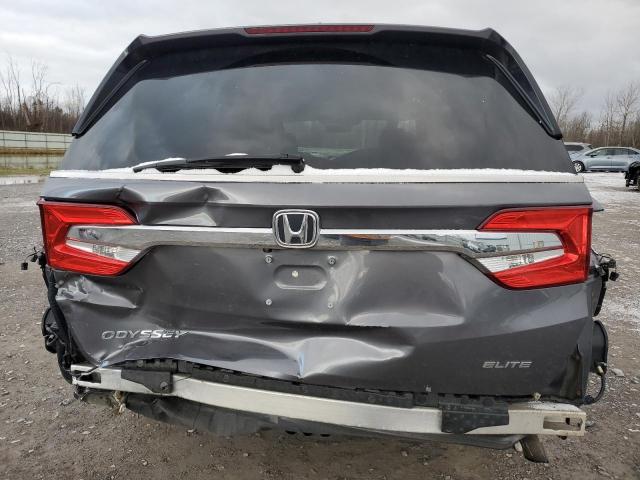 5FNRL6H99KB061078 - 2019 HONDA ODYSSEY ELITE Gris photo 6