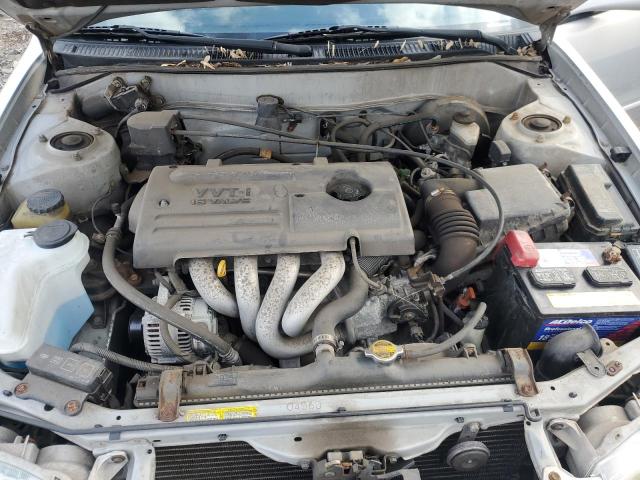 2T1BR12E42C570587 - 2002 TOYOTA COROLLA CE SILVER photo 11