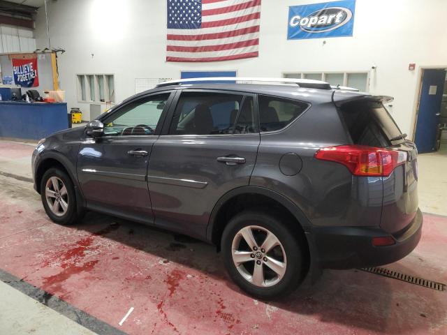 2T3RFREV7FW349255 - 2015 TOYOTA RAV4 XLE GRAY photo 2