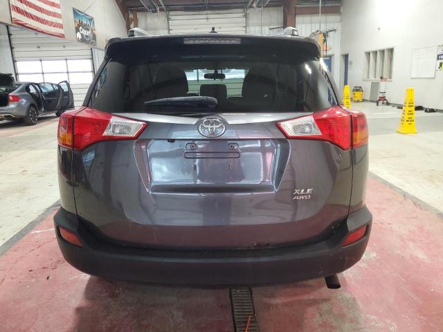 2T3RFREV7FW349255 - 2015 TOYOTA RAV4 XLE GRAY photo 6