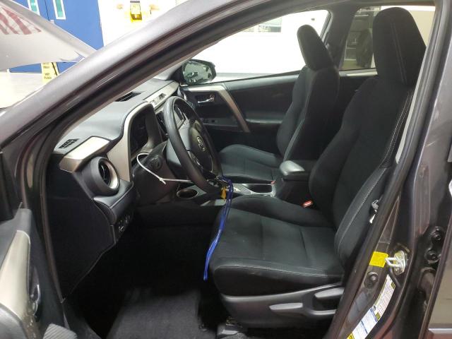 2T3RFREV7FW349255 - 2015 TOYOTA RAV4 XLE GRAY photo 7