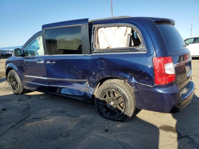 2C4RC1CG2DR597029 - 2013 CHRYSLER TOWN & COU TOURING L BLUE photo 2