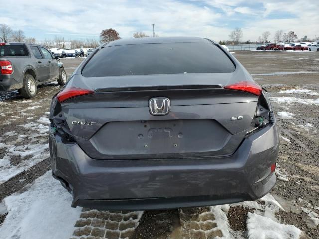 2HGFC2F66JH017764 - 2018 HONDA CIVIC LX ნაცრისფერი ფოტო 6